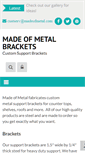 Mobile Screenshot of madeofmetalbrackets.com